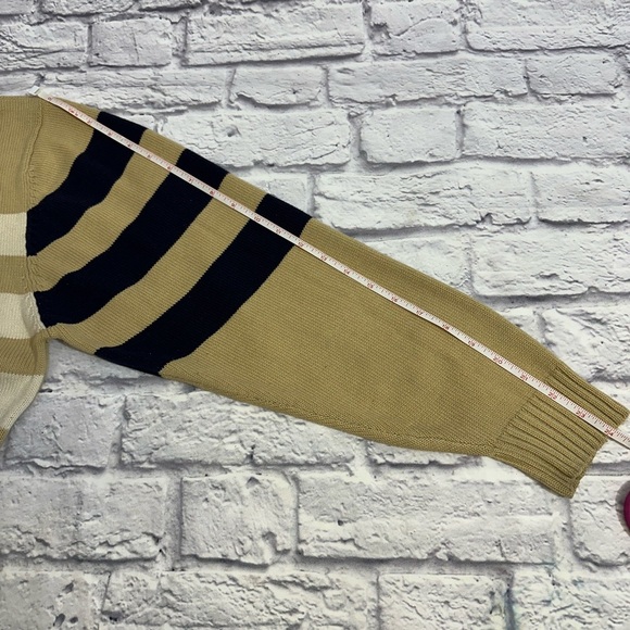 Vintage Men's Phat Farm Logo Sweater Size XL-Y2K 90's hip hop Streetwear Beige - Picture 13 of 13